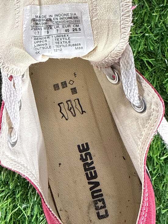 Vintage Converse Chuck Taylor All Star Low Top Maroon Made in USA - Picture 8 of 9